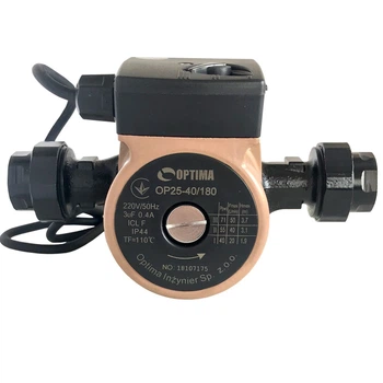 Насос циркуляционный OPTIMA с мокрым ротором OP25-40/180 71Вт 3м³/ч Hmax 3.7м 1 1/4" 000008120