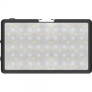 Відеосвітло світлодіодний LED RGB 8Вт 2500-9000К 125x75мм 5000мАч Colbor PL8R