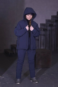Куртка темно-синя жіноча СМ Груп XL