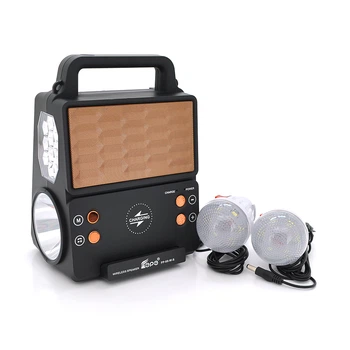 Фонарь переносной KENSA FP05WSL+Solar+FM+MP3+Bluetooth+AUX 2 5V
