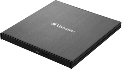 Zewnętrzna nagrywarka Blu-ray Ultra HD 4K Verbatim Ultra HD 4K, USB 3.1 Gen1 z USB Type-C (43888)