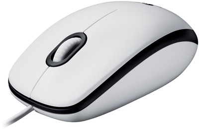Mysz Logitech M100 USB biała (910-005004)