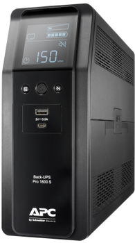 UPS APC Back UPS Pro 1600VA IEC (BR1600SI)