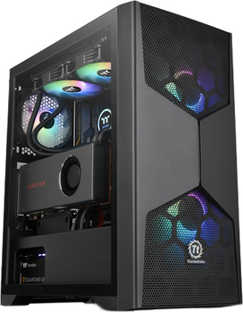 Thermaltake Commander G31 TG ARGB Mid-Tower Chassis Czarny (CA-1P1-00M1WN-00)