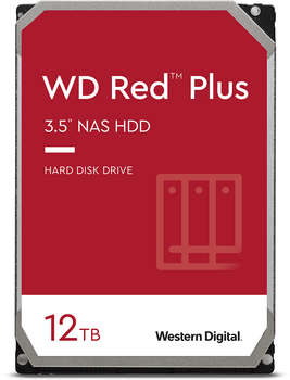 Жорсткий диск Western Digital Red Plus 12 TB 7200 rpm 256 MB WD120EFBX 3.5 SATA III
