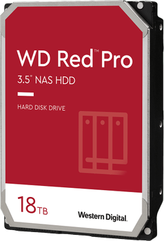 Dysk twardy Western Digital Red Pro NAS 18 TB 7200 obr./min 512 MB WD181KFGX 3,5" SATA III