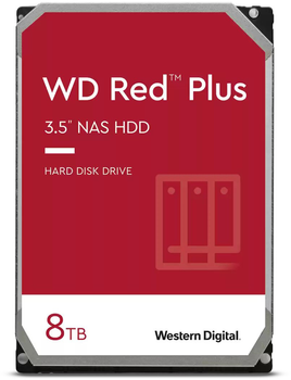 Жорсткий диск Western Digital Red Plus 8TB 5640rpm 128МB WD80EFZZ 3.5 SATA III