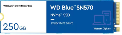 Dysk SSD Western Digital Blue SN570 250GB M.2 PCI-E 3.0 TLC (WDS250G3B0C)