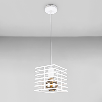 Люстра подвесная лофт Light House LS-18590F-1 WH белая