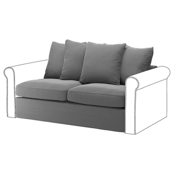 Секція 2-місного дивану розкладного IKEA GRONLID Ljungen середньо сірий (194.189.27)