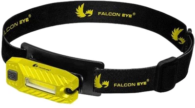 Фонарь налобный аккумуляторный Falcon Eye Blaze 2.1 60 lm 120 mAh USB Черно-желтый (5907596128086)