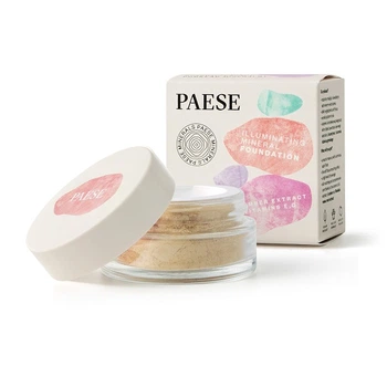 Мінеральна основа з глянцевим ефектом Paese Mineral Illuminating mineral foundation 204W Honey 6г 5902627621390