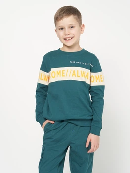 Дитячий світшот Coccodrillo College Kids ZC2143104COK-011 98 см Зелений (5904706035111)