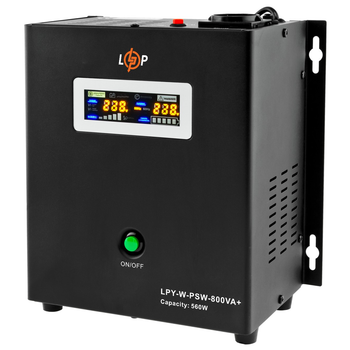Источники бесперебойного питания LogicPower LPY-W-PSW-800VA+(560Вт) 5A/15A с правильной синусоидой