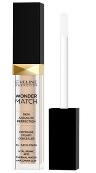 Консилер для лица Eveline Cosmetics Wonder Match Coverage Creamy Concealer № 025 light beige , 7 мл