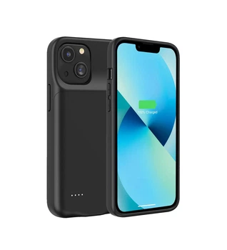Чехол аккумулятор AmaCase для iPhone 14 Черный (3500 мАч)