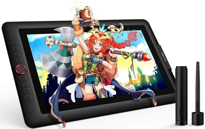 Графический планшет XP-Pen Artist 15.6 Pro Черный + 8 настраиваемых клавиш и колесо управления