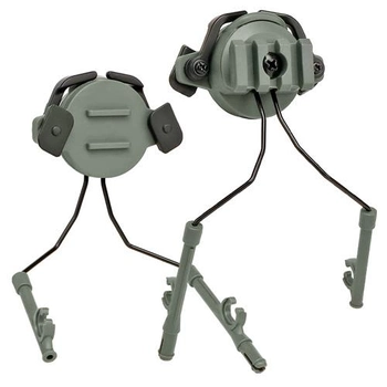 Адаптер кріплення для активних навушників Walkers, Howard, Impact на шолом 19-22мм, затискний, комплект