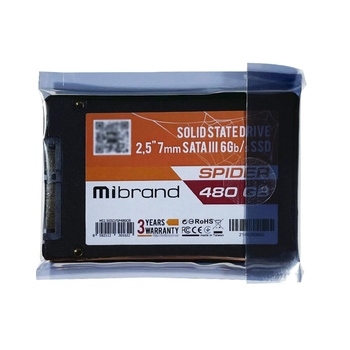 SSD диск 480 GB | ssd 480 gb для ноутбука форм-фактор 2.5 | SSD Mibrand Spider MI2.5SSD/SP480GB KT-FF