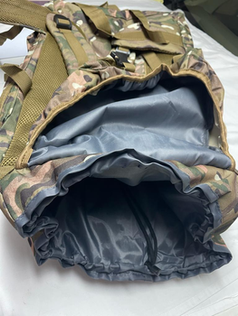 Тактический армейский рюкзак на 80 л, 70x33x15 см КАМУФЛЯЖ УРБАН качественный и практичный