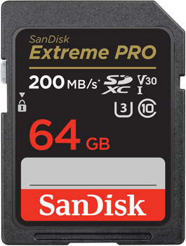 SanDisk Extreme Pro SD 64GB C10 UHS-I (SDSDXXU-064G-GN4IN)