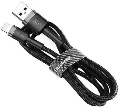Kabel Lightning Baseus Cafule - USB 2,0 m 1,5 A Czarny (CALKLF-CG1)