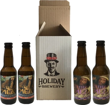 Набор питьевого меда Holiday Brewery 6% 0.33 л 4 шт (4820228660093_2000999652912)