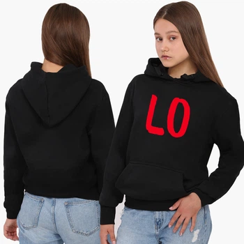 Худи женский парный Lo+Ve (8921-3951) M Черный