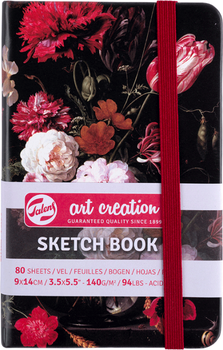 Talens Art Creation Sketchbook Red 13X21 cm, 140 Grams - 8712079383589