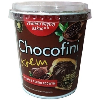 Паста шоколадная со вкусом какао Milimi Chocofini Czekoladowa 400 г