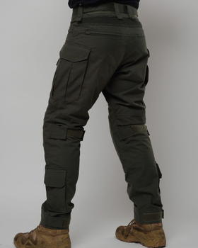 Тактические штурмовые штаны UATAC Gen 5.2 L Олива с наколенниками