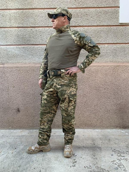 Камуфляжная Тактическая Военная Форма Одежды ВСУ XL Тёмный Пиксель