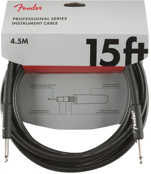 Кабель інструментальний FENDER CABLE PROFESSIONAL SERIES 15' BLACK (228446)