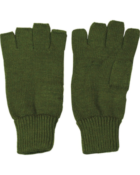 Рукавички Kombat UK Fingerless Gloves, оливковий, Uni