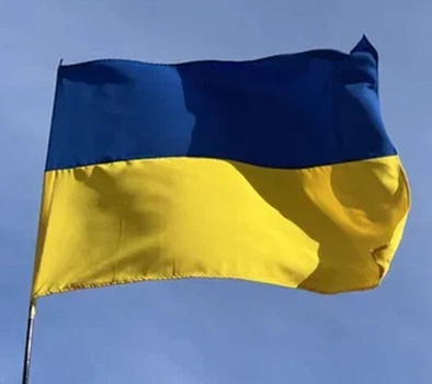 Флаг Украины габардин (сшивной) 105х70 см PromoZP