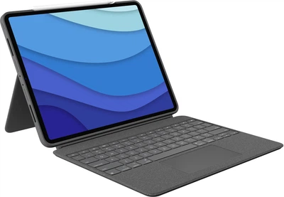 Osłona klawiatury Logitech Combo Touch do iPada Pro 12,9" 5. 6. generacji, szara (920-010257)