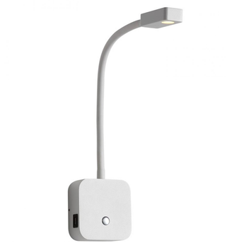 Бра з USB KLOODI DECO WA-SNAKE SQ565 3K WH