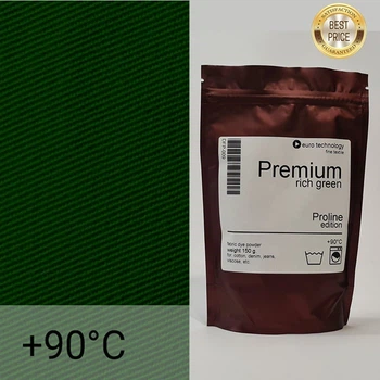 Зелена високотемпературна фарба-барвник для тканини, Proline Premium "Rich green" 150 г
