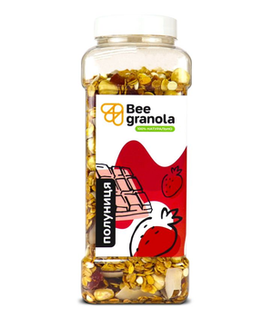 Гранола Bee Granola клубника без сахара натуральная 500г