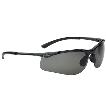 Тактические защитные очки, Contour II, Bolle Safety, Black with Smoke Lens