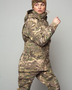 Женская штурмовая куртка UATAC Gen 5.2 (3XL) Мультикам FOREST (Лес). Куртка пара с флисом