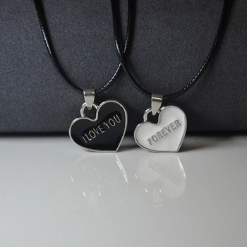 Парные кулоны для влюбленных "i love you forever"