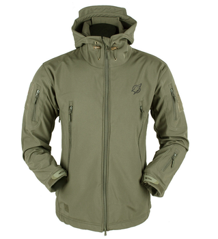 Куртка зимняя тактическая Eagle Soft Shell WJ-17 с флисом Green Olive XL