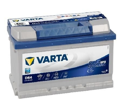 Автомобільні акумулятори Varta VARTA BLUE DYNAMIC EFB 65Ah, EN 650, правий "+" 278x175x175 (5655000651) START-STOP / 6СТ-65 АзЕ (D54)   (мерседес) ауді /Фольксваген ; ; VOLVO ; VW ;