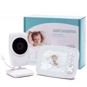 Беспроводная видеоняня Baby Monitor SM-32 с большим 3.2 дюймовым монитором для родителей