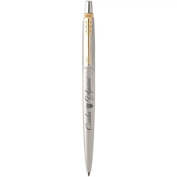 Ручка шариковая Parker JOTTER Stainless Steel GT BP Трезубец Слава Україні 16032_TR3
