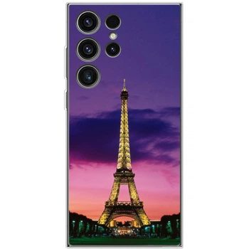 Силіконовий чохол BoxFace Samsung Galaxy S23 Ultra (S918) Північ у Парижі (45778-up964)