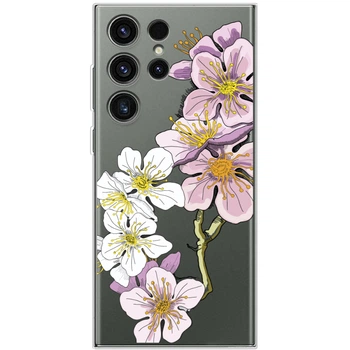 Силіконовий чохол BoxFace Samsung Galaxy S23 Ultra (S918) Cherry Blossom (45808-cc4)
