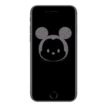 Защитное стекло Hologram Mickey iPhone 6/6S Plus Black
