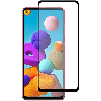 Защитное стекло 5D Samsung A21S Black